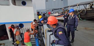 ARMADA DE COLOMBIA RESCATÓ 25 NÁUFRAGOS
