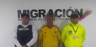 CAPTURADO EXTRANJERO EN VALLEDUPAR, CON CIRCULAR ROJA POR LA INTERPOL