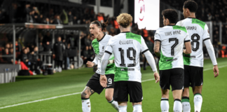 LIVERPOOL GOLEÓ AL SPARTA PRAHA CON UNA BRILLANTE ACTUACIÓN DE LUIS DÍAZ Y PRÁCTICAMENTE LIQUIDÓ LA SERIE