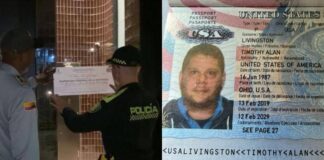 FUE IDENTIFICADO EL ESTADOUNIDENSE SORPRENDIDO CON DOS MENORES EN UN HOTEL DE MEDELLÍN