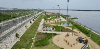 ALCALDE CHAR INSPECCIONA LA NUEVA ZONA RECREATIVA EN EL MALECÓN: EL FIN DE SEMANA SERÁ INAUGURADA