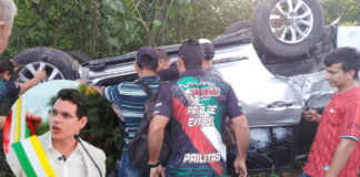 SE ACCIDENTÓ EL ALCALDE DE LA JAGUA DE IBIRICO