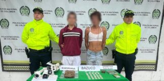 UN HOMBRE Y UNA MUJER FUERON CAPTURADOS POR MICROTRÁFICO EN AGUACHICA