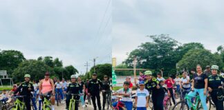 CON UNA MASIVA ASISTENCIA COMUNIDAD DEL MUNICIPIO DE MARGARITA PARTICIPÓ EN EL GRAN ‘CICLOPASEO POR LA SEGURIDAD’
