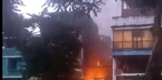 EN VÍDEO QUEDÓ REGISTRADO EL MOMENTO DE UNA EXPLOSIÓN EN LA CIUDAD DE PEREIRA