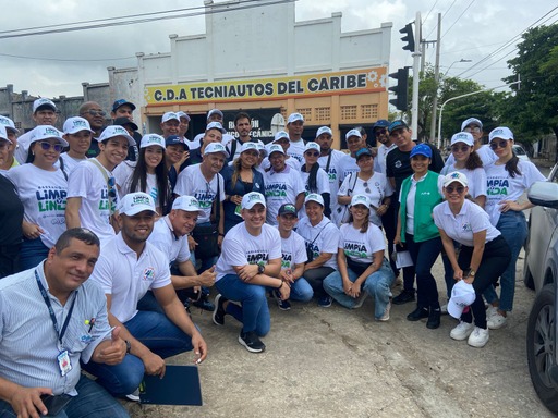 ‘soy voluntario de Barranquilla limpia y linda’ recorre las calles enseñando el correcto manejo de residuos sólidos