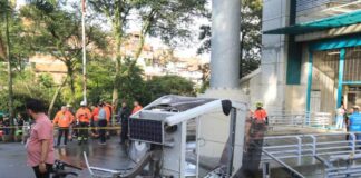 UN CHOQUE ENTRE CABINAS SERÍA LA CAUSA DE LA EMERGENCIA EN METROCABLE