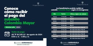 BENEFICIARIOS DE RENTA JOVEN Y COLOMBIA MAYOR: ESTE ES EL CRONOGRAMA DE PAGOS EN BARRANQUILLA