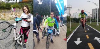DANIELA PEDRAZA JOVEN VICTIMA DEL CONFLICTO QUE PARTICIPA POR SOLEDAD EN CAMPEONATO NACIONAL DE BMX EN MANIZALES