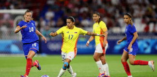 COLOMBIA REPUNTÓ EN EL SEGUNDO TIEMPO, PERO NO LE ALCANZÓ PARA EMPATAR ANTE FRANCIA