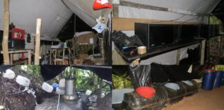 FUE DESTRUIDO UN LABORATORIO PARA EL PROCESAMIENTO DE DROGAS EN NORTE DE SANTANDER
