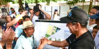 ALCALDE CHAR INSPECCIONA OBRAS DEL PARQUE SIETE BOCAS, EN LA LOCALIDAD METROPOLITANA