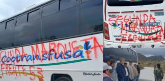 ¡ATERRADOR! UN BUS DE SERVICIO PÚBLICO FUE RETENIDO POR HOMBRES ARMADOS EN SUMAPAZ