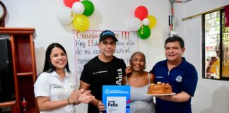 FAMILIAS DE LAS FLORES Y CIUDADELA 20 DE JULIO RECIBIERON SUS MEJORAMIENTOS DE VIVIENDA