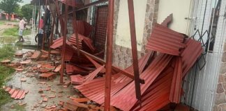 POR LO MENOS 20 CASAS RESULTARON DESTECHADAS EN SOPLAVIENTO, BOLÍVAR, POR UN VENDAVAL