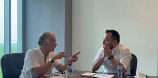 EL GOBERNADOR EDUARDO VERANO DE LA ROSA EXPRESÓ SU TOTAL APOYO AL AGENTE INTERVENTOR DE AIR-E