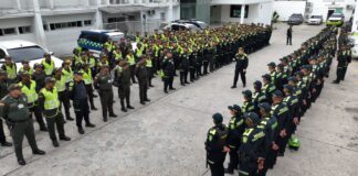 500 POLICÍAS REFORZARÁN LA SEGURIDAD DURANTE EL PARTIDO DE COLOMBIA PARA EL PARTIDO ENTRE COLOMBIA Y BOLIVIA