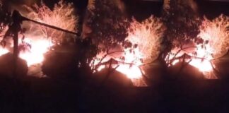 ¡TRAGEDIA AMBIENTAL! UN ATAQUE TERRORISTA A UN OLEODUCTO PROVOCÓ UN VORAZ INCENDIO EN BARRANCABERMEJA