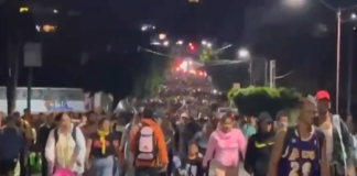 SIGUEN CRECIENDO LAS CARAVANAS DE MIGRANTES CON RUMBO A LOS ESTADOS UNIDOS