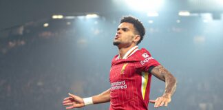 CON TRIPLETE DE ‘LUCHO’ DÍAZ EL LIVERPOOL VENCIÓ 4-0 AL BAYER LEVERKUSEN