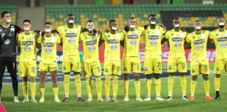 DURA SANCIÓN CONTRA EL BUCARAMANGA POR SU PROTESTA CON LA BOCA TAPADA