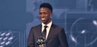 VINICIUS JR. SE QUEDÓ CON EL FIFA THE BEST