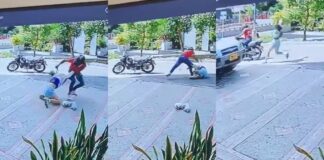 UN VIOLENTO INTENTO DE ROBO EN BUCARAMANGA DESPERTÓ UNA FUERTE INDIGNACIÓN