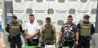 TRES SUJETOS FUERON CAPTURADOS EN LOS ALMENDROS POR PORTE ILEGAL DE ARMAS DE FUEGO
