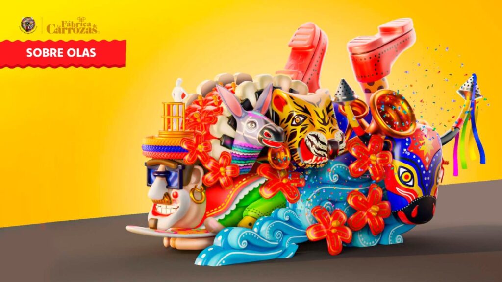 Carrozas del Carnaval de Barranquilla 2025 rendirán homenaje a cipote fiesta