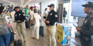 CON OPERATIVOS DE CONTROL Y VIGILANCIA EN EL AEROPUERTO, SE BUSCA EL DISFRUTE SANO Y SEGURO DE LOS CARNAVALEROS