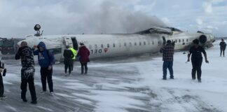 UN AVIÓN DE LA AEROLÍNEA DELTA SE ACCIDENTÓ EN EL AEROPUERTO DE TORONTO