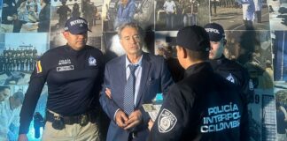 Carlos Lehder fue detenido al llegar a Colombia