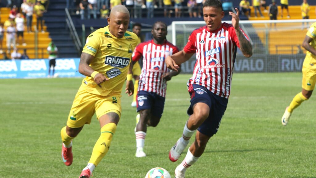 Con la enjundia de paiva y mele, Junior igualó 1-1 frente a bucaramanga