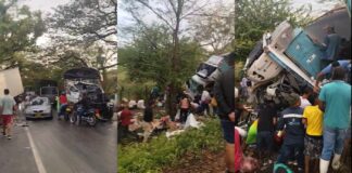 Accidente de tránsito en una vía del Cesar dejó dos heridos