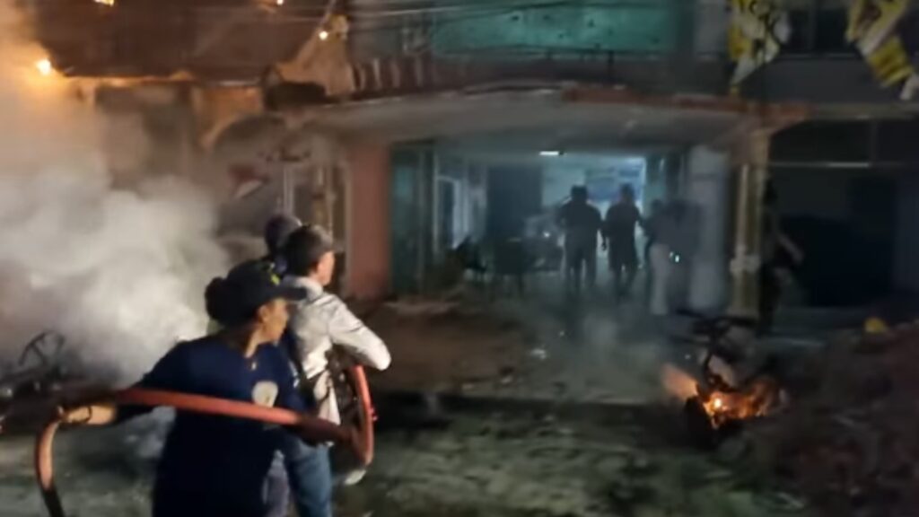 Una motocicleta con explosivos fue detonada en el municipio de La Plata, Huila