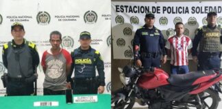Dos presuntos delincuentes fueron capturados en operativos policiales en las últimas horas
