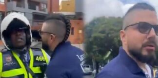 Orden de captura contra un hombre que lanzó insultos racistas a un agente de tránsito en Cali