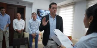 Jaime Berdugo asumió ante la Notaría Quinta de Cali como alcalde ad hoc de esa ciudad