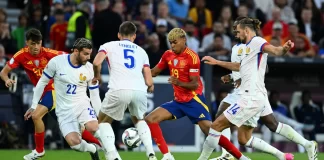 En un partido de nueve goles España venció a Francia y se instaló en la final de la UEFA Nations League