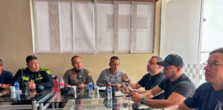 Distrito y fuerza pública instalan dispositivo de seguridad para el Foro de la OCDE