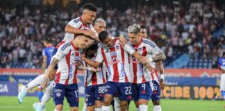 Junior goleó 4-1 al Unión y es el nuevo líder de la Liga