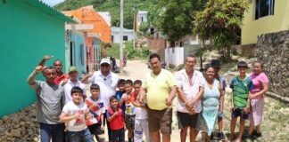 “Con calles pavimentadas, obras para el progreso llega al barrio Vistamar”: alcalde Plinio Cedeño