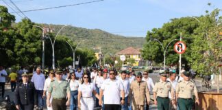 Puerto Colombia conmemoró los 215 años de independencia con un desfile militar