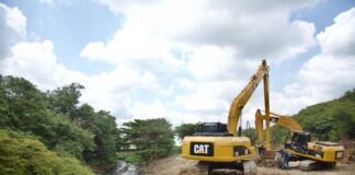 La C.R.A. inició trabajos para la recuperación de la capacidad hidráulica y ambiental del arroyo León