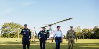 En Sucre se intensifican acciones de seguridad por aire, tierra y agua