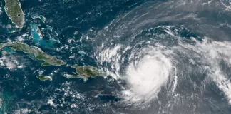 El huracán Erin alcanzó la categoría 5 y podría causar graves afectaciones en los Estados Unidos