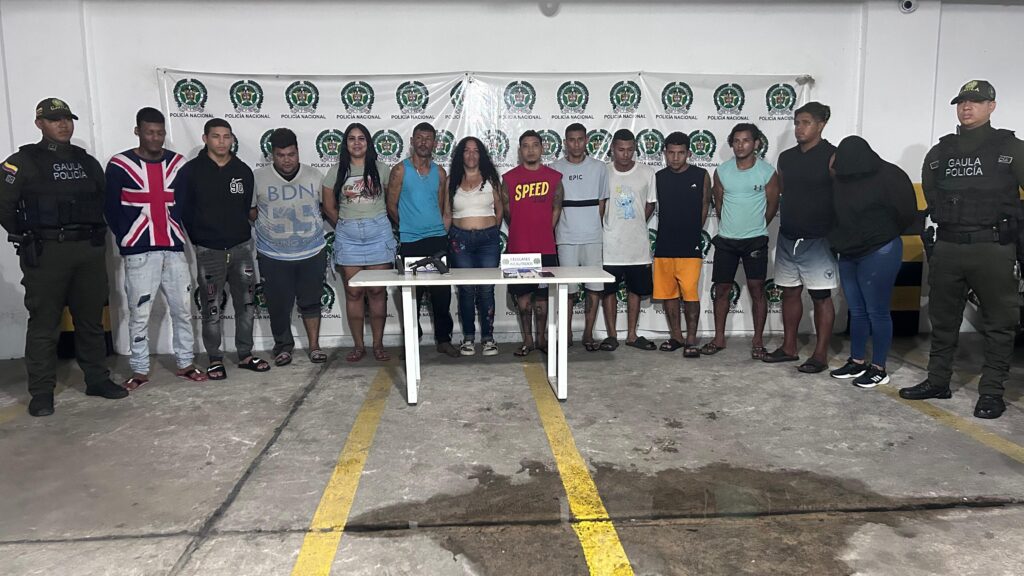 ¡Duro golpe a ‘Los Costeños’! Nueve personas fueron capturadas y otras seis fueron notificadas en centro carcelario