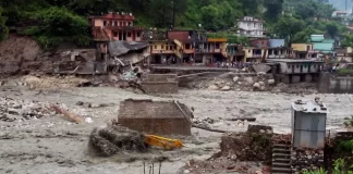 ¡Tragedia en India! Una inundación en el distrito de Uttarkashi arrasó por completo una aldea