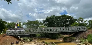UNGRD y Gobernación de Córdoba entregan puente militar que beneficia a más de 16.000 habitantes en Tierralta