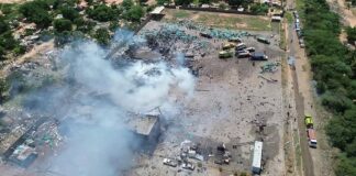 La explosión de una fábrica de fuegos artificiales en Venezuela dejó 20 personas heridas